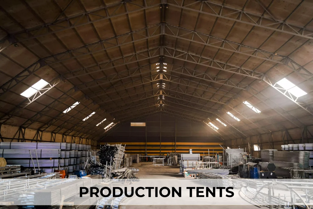 production tents
